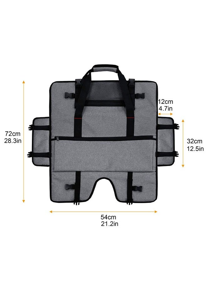 Muyixin - Carrying Case for 24in LCD Screens, Monitors, With Fleece Lining and Handle Strap - Image 1