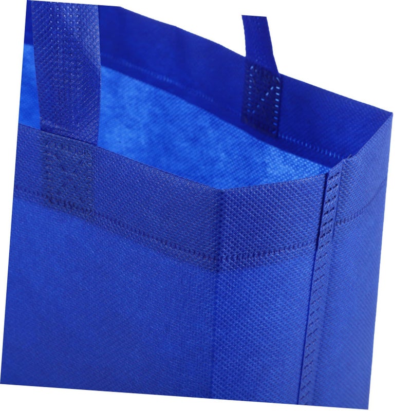 Blue Large Capacity Non Woven Tote Bag for Travel and Storage - Image 4