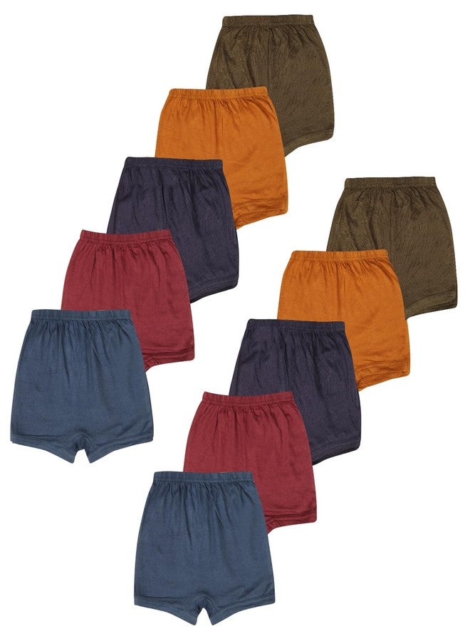Pride Apparel Cotton Boys Trunk Pack of 10 (6-9 Months) Multicolour - Image 4