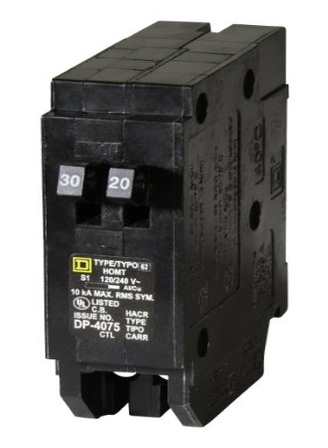 Schneider Electric Square D - HOMT3020 Homeline 1-30-Amp 1-20-Amp Single-Pole Tandem Circuit Breaker - Image 3
