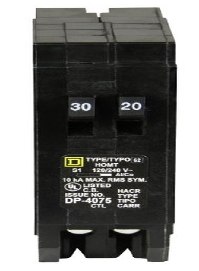 Schneider Electric Square D - HOMT3020 Homeline 1-30-Amp 1-20-Amp Single-Pole Tandem Circuit Breaker - Image 2