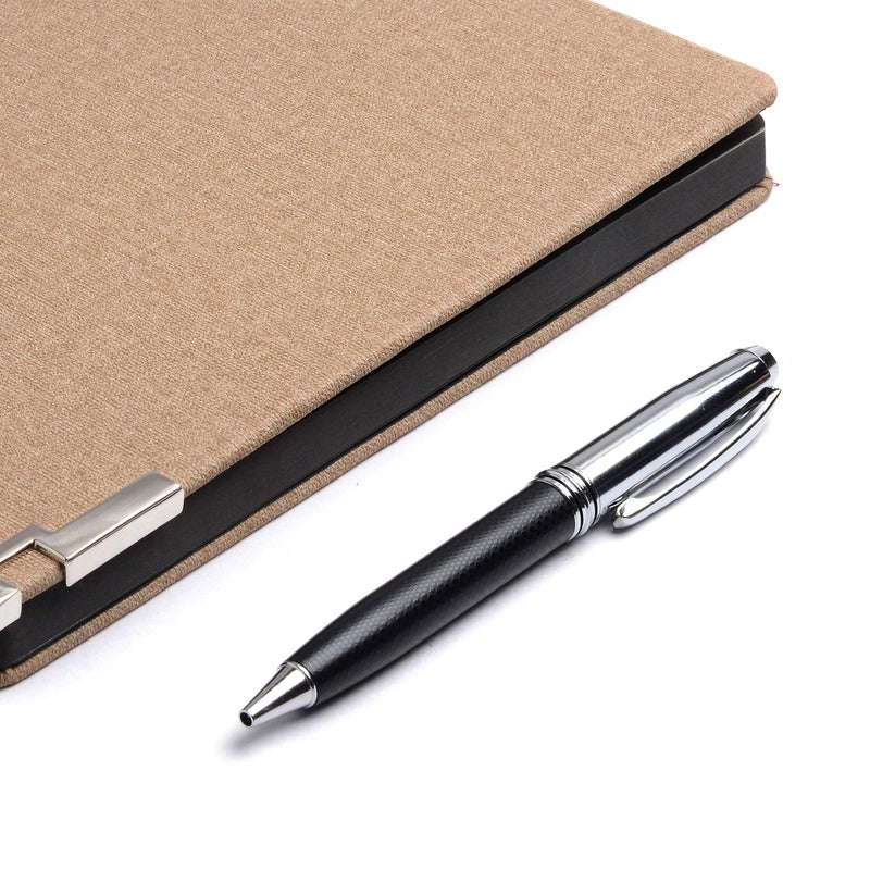 COI Diary TAN Brown UNDATED - Unique Stationery A5 Pocket Planner and Organiser for Business Interviews and Corporate Meetings with Pen. - Image 3