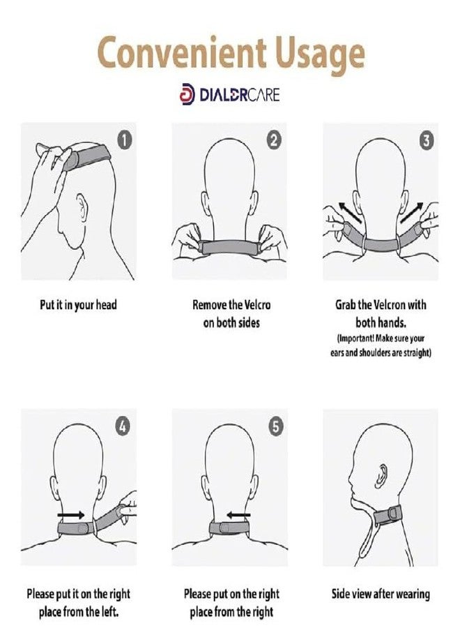 SHOPECOM دعامة رقبة من SHOPECOM، دعامة رقبة للفقرات العنقية، طوق بلاستيكي للفقرات العنقية لتخفيف آلام الرقبة، دعامة للرقبة لتخفيف آلام العمود الفقري والضغط، دعامة للفقرات العنقية مناسبة لليوجا والمنزل والمكتب - Image 2