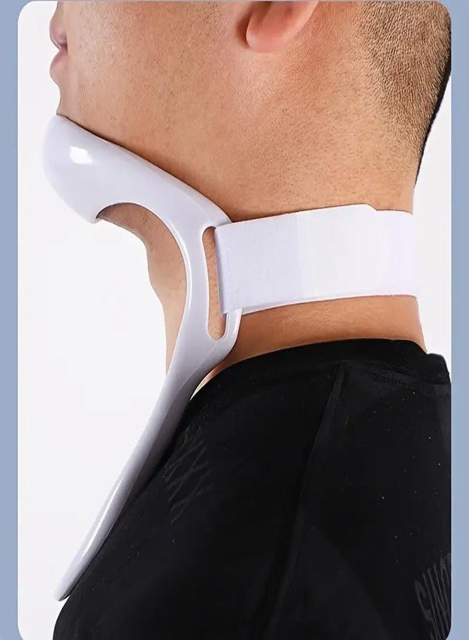 SHOPECOM دعامة رقبة من SHOPECOM، دعامة رقبة للفقرات العنقية، طوق بلاستيكي للفقرات العنقية لتخفيف آلام الرقبة، دعامة للرقبة لتخفيف آلام العمود الفقري والضغط، دعامة للفقرات العنقية مناسبة لليوجا والمنزل والمكتب - Image 4