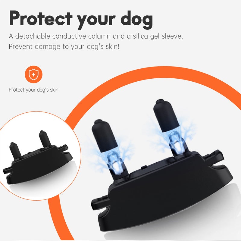 Color Screen Bark Collar Rechargeable Anti-Barking Collar with 4 Adjustable Mode Smart Training Device for Small Medium Large Dogs - Image 3