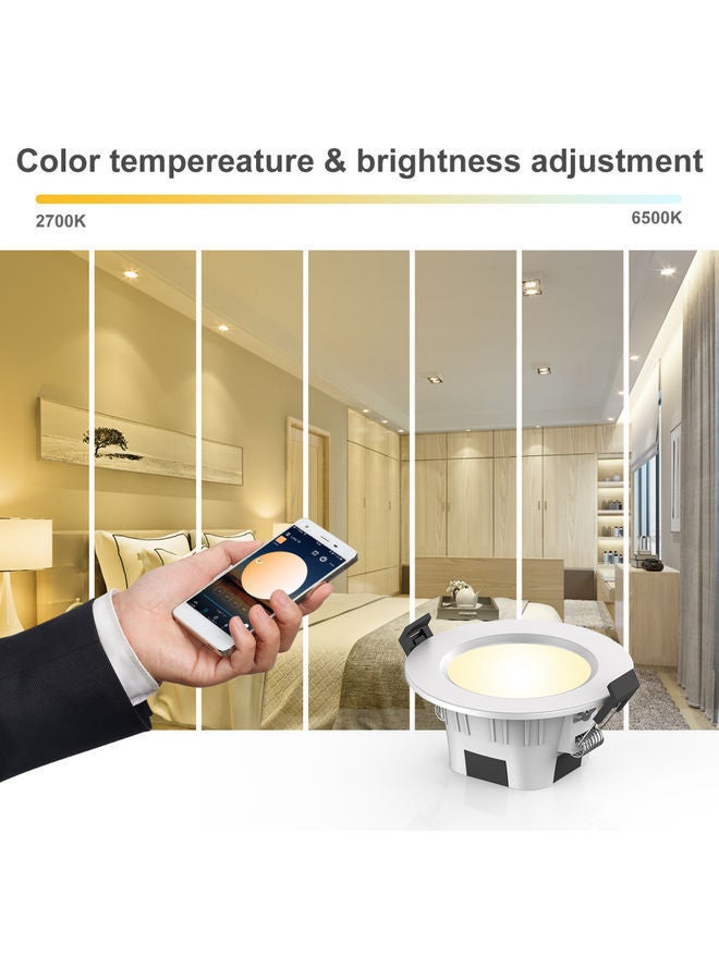 NIBEMINENT Smart LED Recessed Lighting Spotlight Multicolour - Image 4