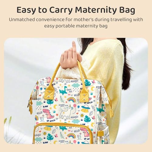 StarAndDaisy Diaper Bag/Diaper Bag for Mothers for Travel, 28L Waterproof Baby Bag for Mother Travel with 15 Multipurpose Pockets - Image 3
