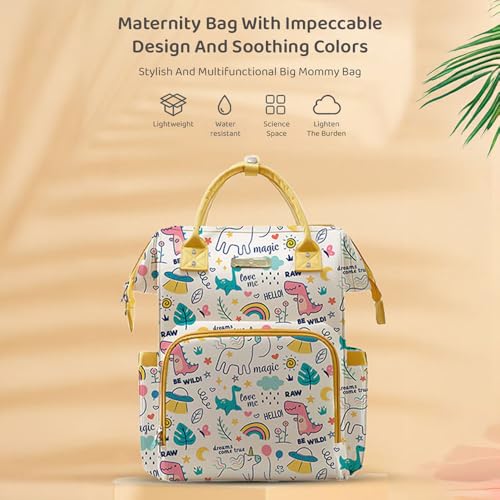 StarAndDaisy Diaper Bag/Diaper Bag for Mothers for Travel, 28L Waterproof Baby Bag for Mother Travel with 15 Multipurpose Pockets - Image 2