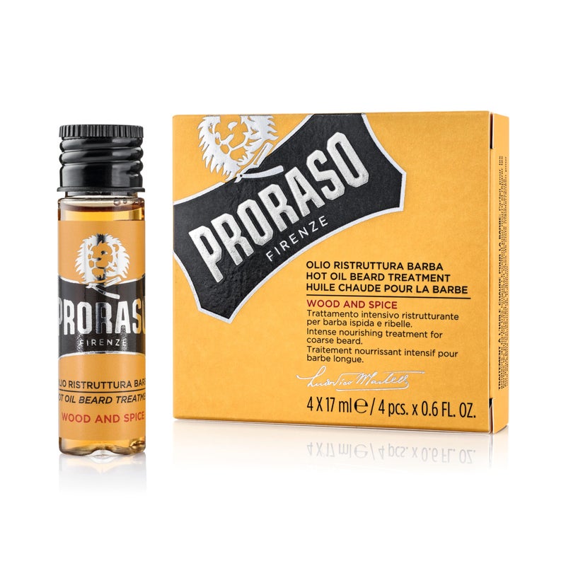 Proraso Hot Oil Beard Treatment Set 06 Fl z Pack of 1