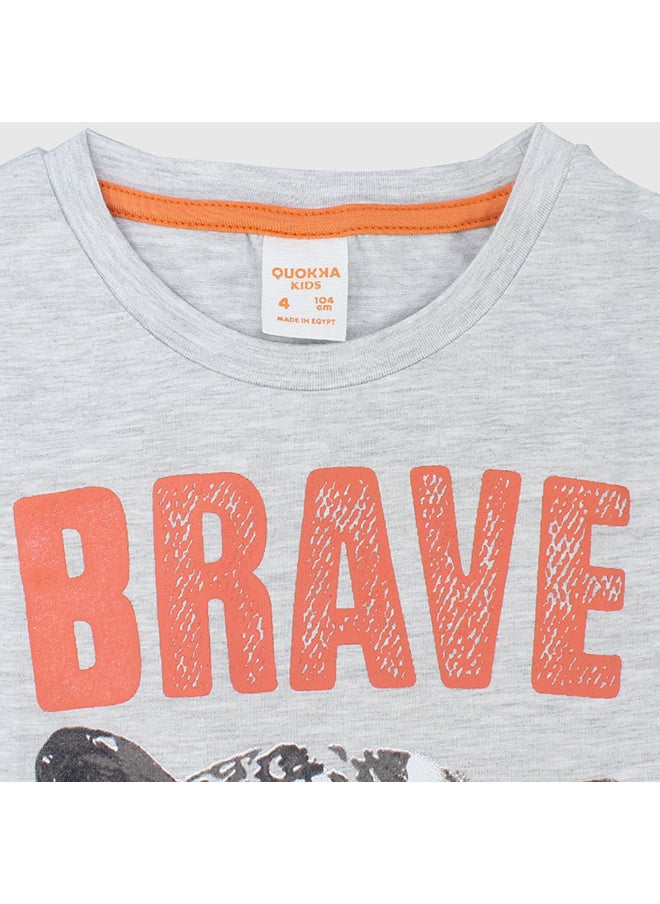 quokka - Brave Leopard Short-Sleeved T-Shirt - Image 1
