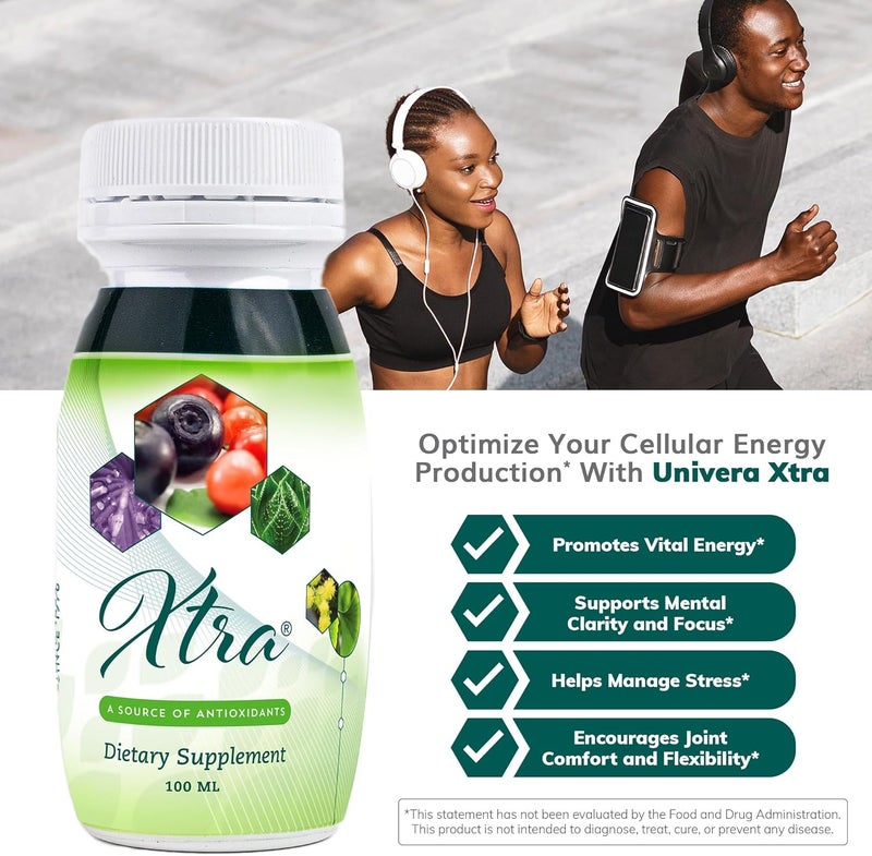 Univera Xtra Minis Multimineral fruites Complex 15 Natural Ingredients Stress Management Focus  Clarity Joint Comfort Antioxidant Protection  338 Fl Oz Pack of 20 - Image 4