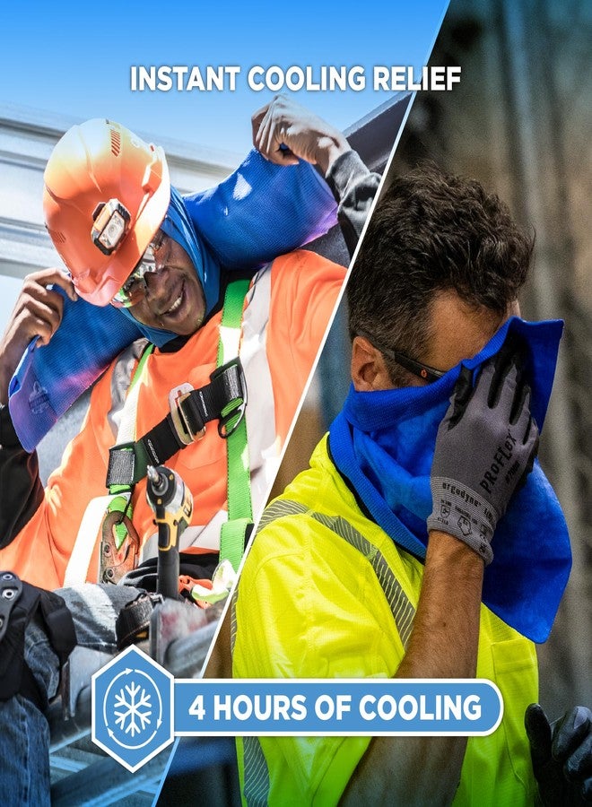 Ergodyne منشفة تبريد تبخيرية إيرغوداين تشيل-إيتس 6602، زرقاء 13 بوصة × 29.5 بوصة - Image 2