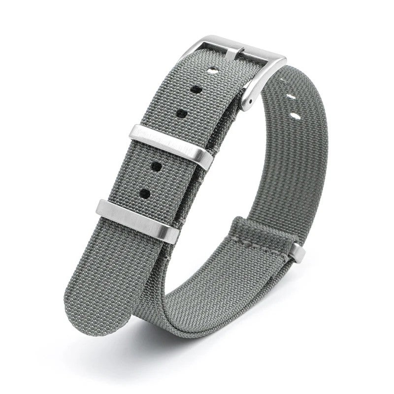 Bluejw Premium Ribbed Nylon Watch Straps 20mm 22mm Replacement Band for Men – Durable Comfort-Fit Strap to Replace the Watch Strap on Moonswatch and Similar Models - Image 1