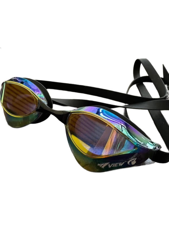 View Swimming Goggles, View Racing Swim Glasses, Waterproof, 10X Anti-Fog, For Men And Women, Adult Professional Competition Diving, V230 - Image 1