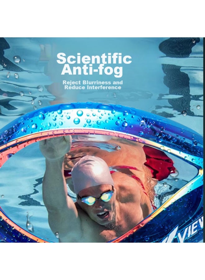 View Tabata Swimming Goggles, View Racing Swim Gl, Waterproof, 10x Anti-fog, For Men And Women, Adult Professional Compeion Diving, V230 - Image 3