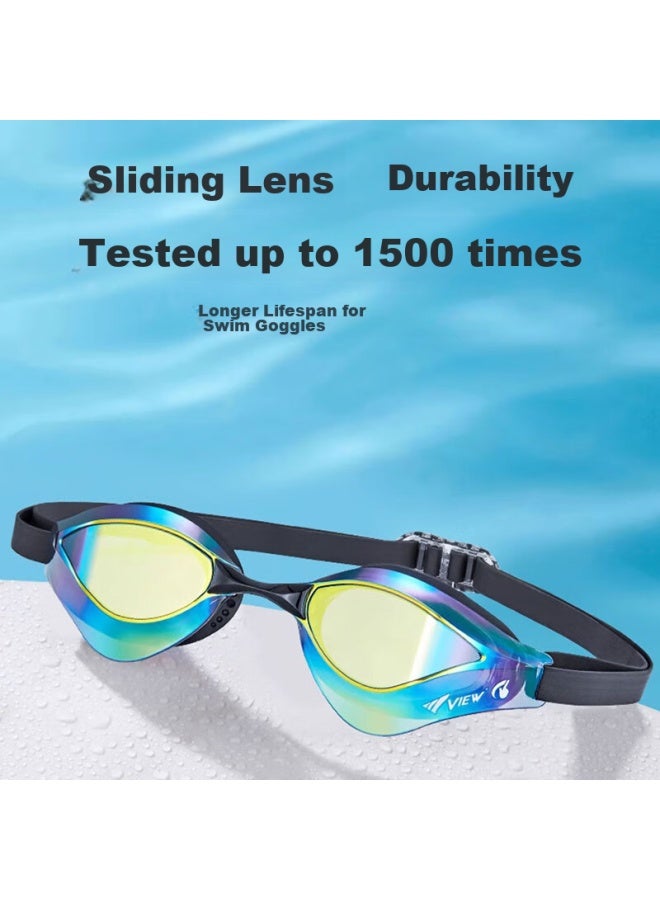View Tabata Swimming Goggles, View Racing Swim Gl, Waterproof, 10x Anti-fog, For Men And Women, Adult Professional Compeion Diving, V230 - Image 5