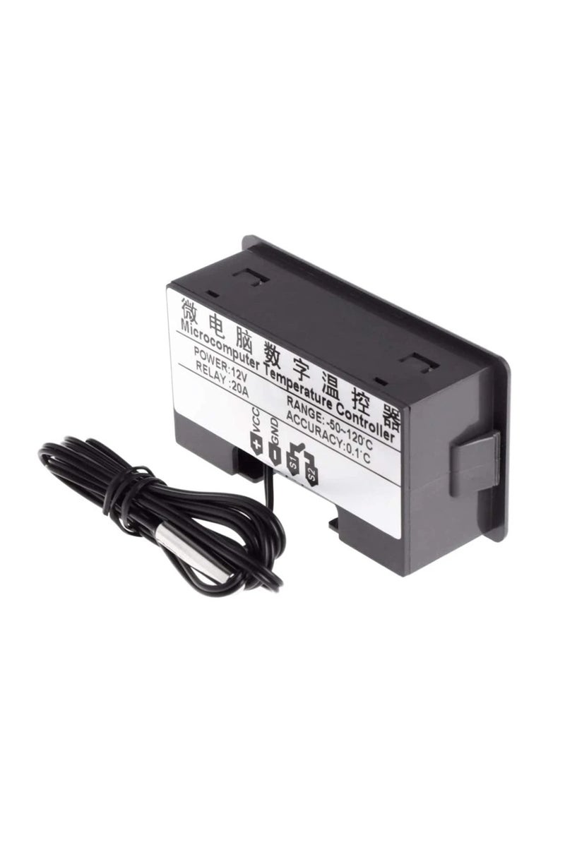 إيروريكس تيار متردد 110-220 فولت W3230 12 فولت 24 فولت تيار متردد 110-220 فولت خط مسبار 20 أمبير تحكم رقمي في درجة الحرارة شاشة LED ترموستات - Image 4