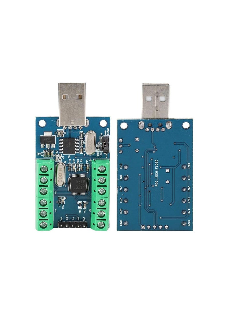 Mini USB Data Acquisition ADC Module,USB Interface 10 Channel 12Bit STM32 Communication ADC Module