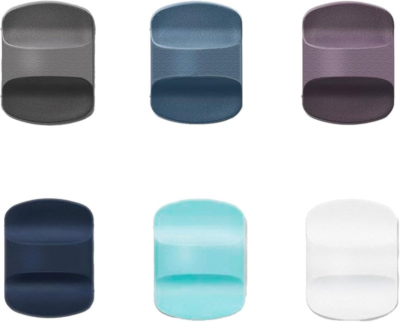 SEWOR Magslider 6 Pack Replacement for YETI Magnetic Lids (Nordic Blue, Nordic Purple, Charcoal, Navy, White, Seafoam) - Image 1