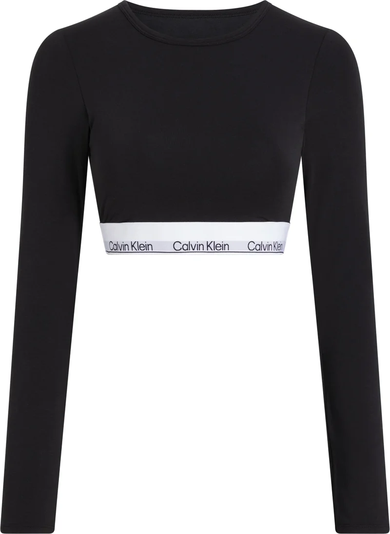 كالفن كلاين Logo Band Crop Top