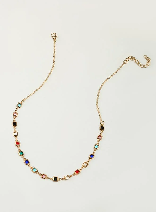 Take Two  Rhinestone Necklace for Women | Best Price UAE