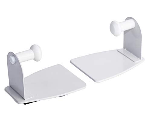 EHOMEA2Z Magnetic Paper Towel Holder Heavy Duty Steel Refrigerator Kitchen Fridge Bar Grill BBQ RV White 1