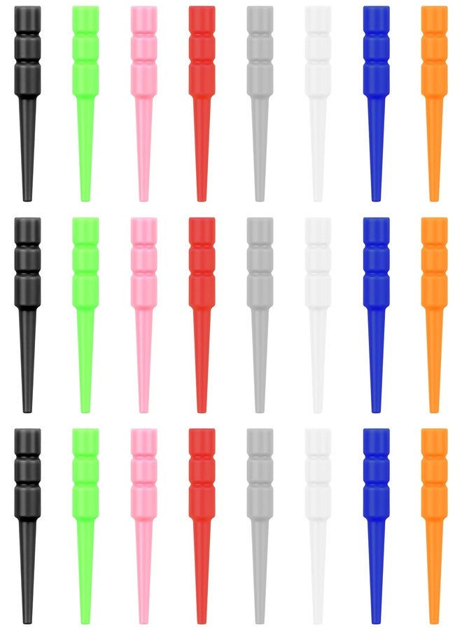 Pretwad 24 PCS Wooden Cribbage Pegs - 1/8 Inch Cribbage Board Pegs Game Pins for Traditional Cribbages Boards, 8 Colors Replacement Tapered Game Pegs Pins Cribbages Accessories - Image 1