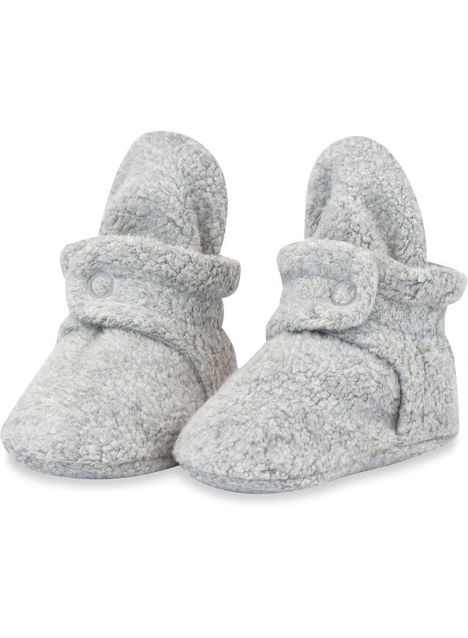 Zutano Cozie Fleece Baby Booties, Unisex, For Newborns and Infants - Image 1