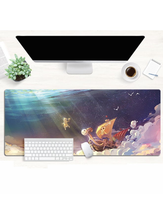 Generic - Game Mouse Pad Printable Logo Advertising Shortcut Key Cartoon Mouse Pad Edge Lock Computer Small Big Mouse Pad-Color:Gold - Image 1