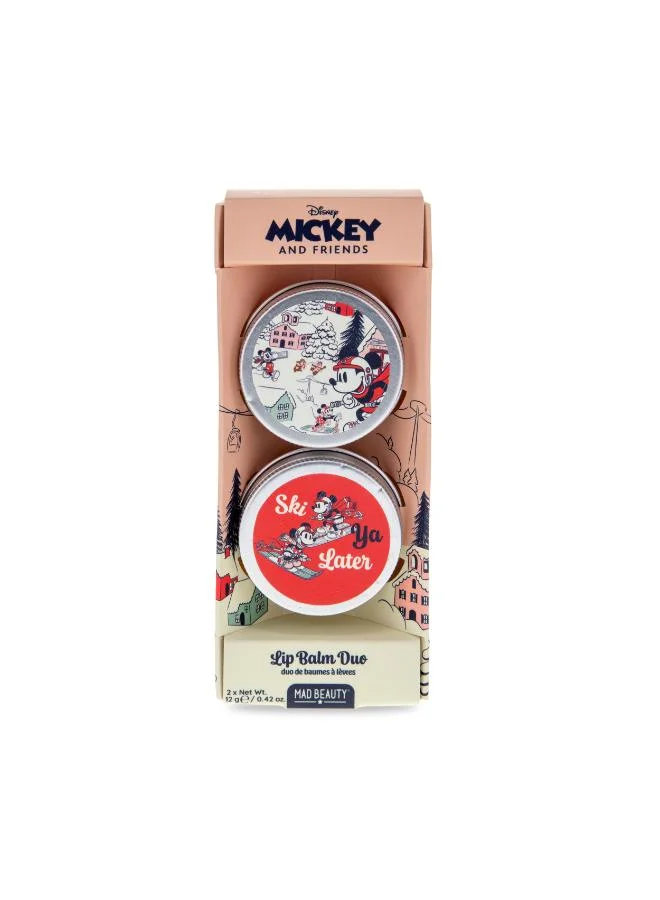 Mad Beauty Mickey Ski Lip Balm Duo