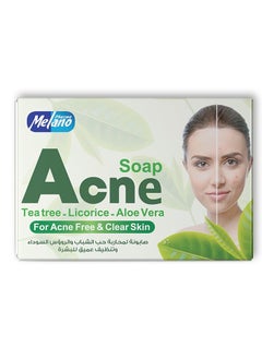 Melano Pharma Acne Soap For Acne Free And Clear Skin 100 g 