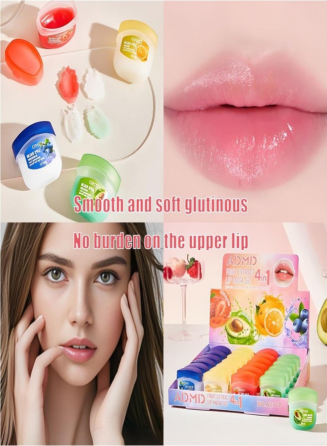 Yehenarn Lip Moisturizing Set, Lipstick, 24 Nourishing And Lip Balm Fruit Flavor Sets, Suitable For Dry Peeling, Dull, Lip Lines, Moisturizing And Repairing Lipstick - Image 3