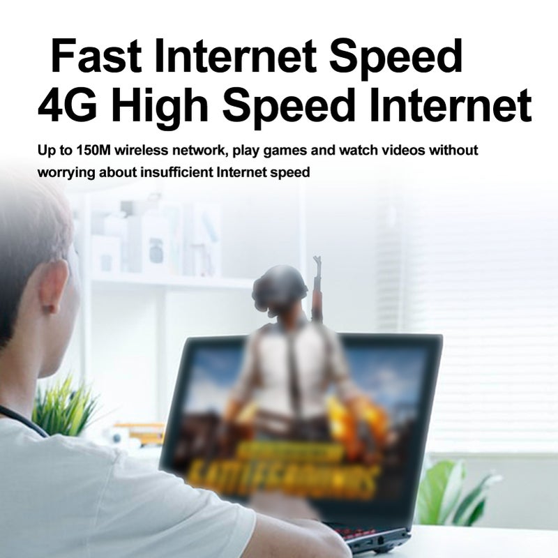 เราเตอร์ 4G LTE: สีดำ ความเร็ว 300Mbps - การส่งข้อมูลที่เสถียรและรวดเร็ว พร้อมช่องใส่ซิมนาโนและตัวเลือกเชื่อมต่อสาย รองรับผู้ใช้พร้อมกันได้สูงสุด 32 คน สำหรับใช้ในบ้านหรือในรถ - Image 3