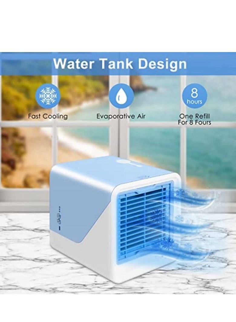 Cool Baby COOLBABY Portable Air Conditioner Personal Cooling Fan Large Capacity Water Tank Quiet Mini Air Conditioner Desktop Cooling Fan For Home Bedroom Travel and Office Energy Rating A - Image 4