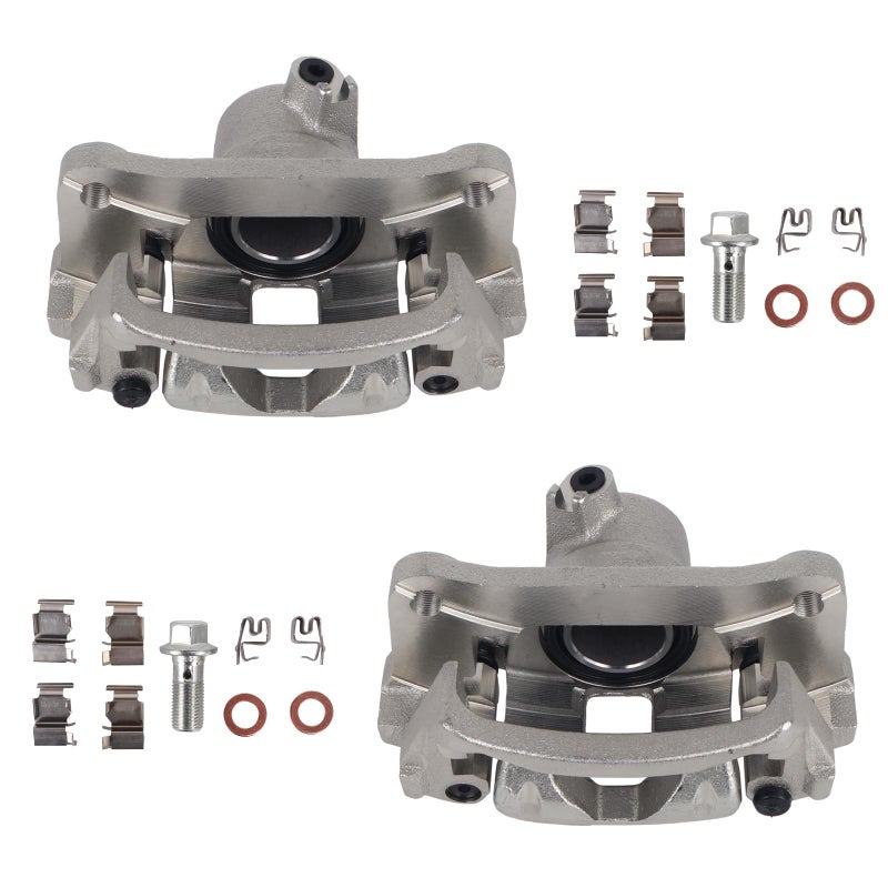 Autoround 19B2737 19B2736 Rear Disc Brake Caliper Assembly with Bracket fit for Toyota 4Runner 20102022 Sequoia 20012007 Lexus GX460 20102022 GX470 20032009 Both Driver Passenger Side