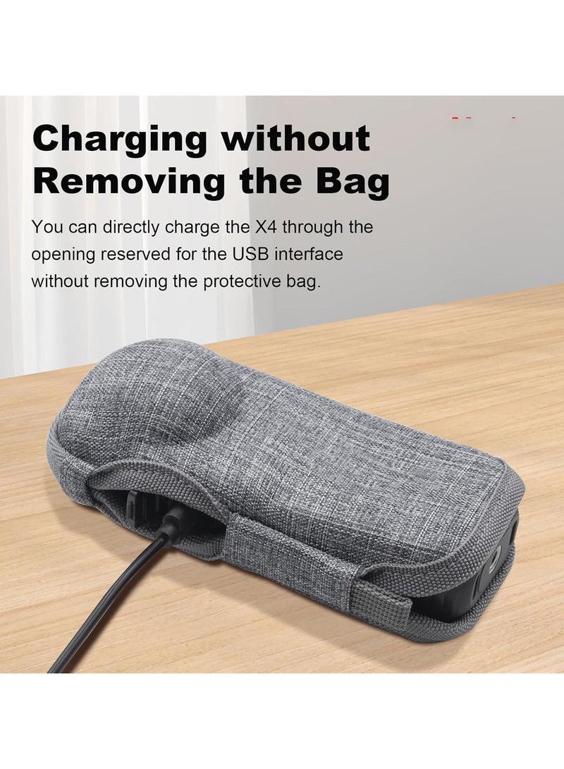 general Insta360 X4 Mini Carrying Case, Hard Shell Protective Travel Case, Lens Case, Portable Case, 360 Degree Case, Camera Accessories - Image 4