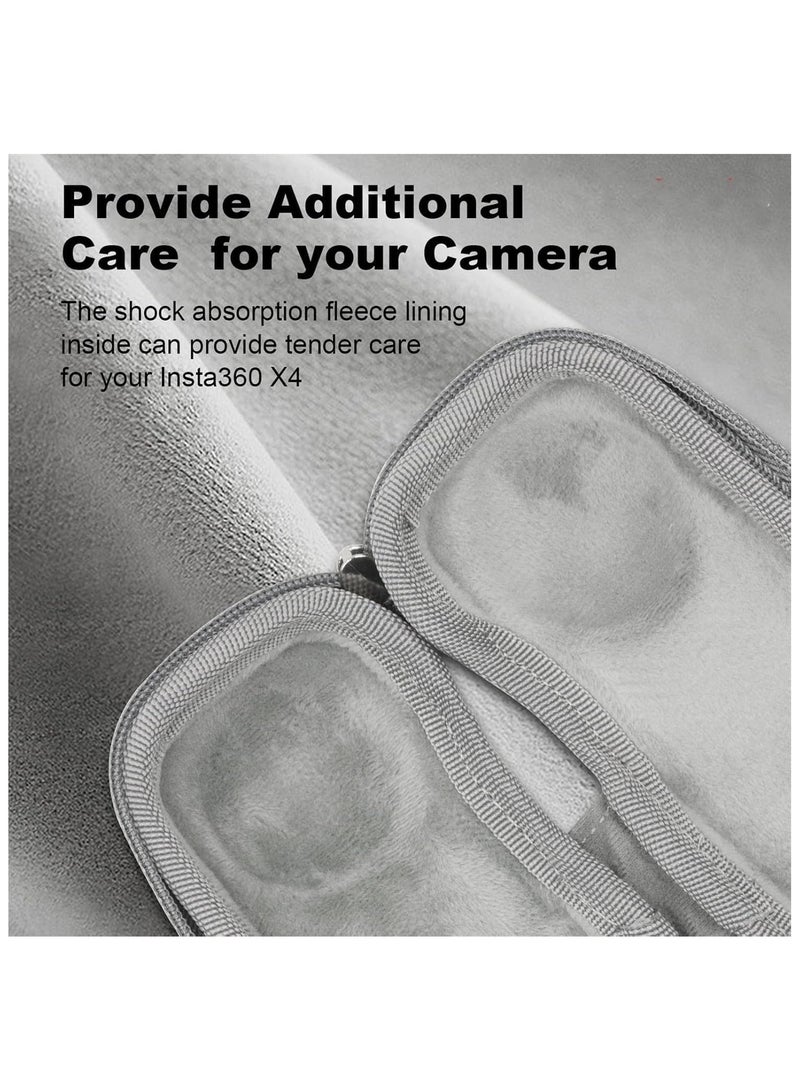 general Insta360 X4 Mini Carrying Case, Hard Shell Protective Travel Case, Lens Case, Portable Case, 360 Degree Case, Camera Accessories - Image 5