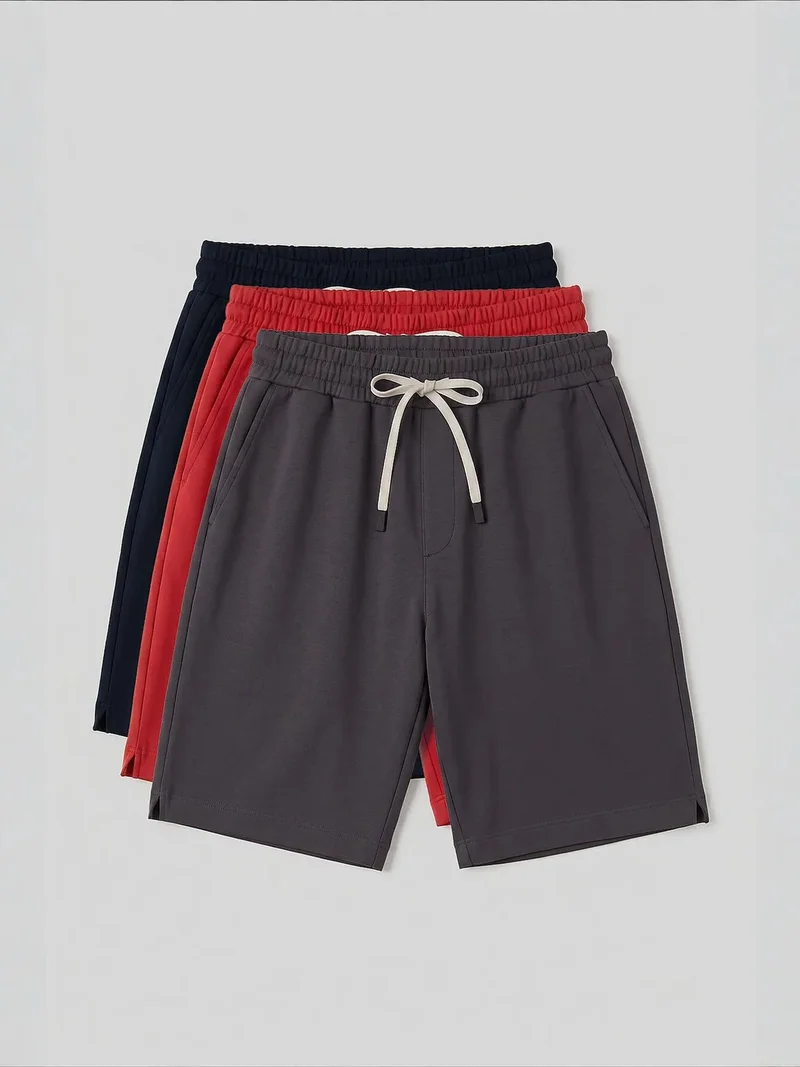 TOMMY Men's Polyester-Elastane Shorts