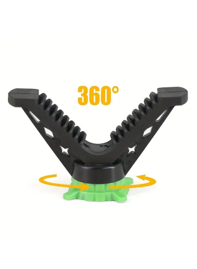 HTPV007 V Yoke Tripod Head 360 Degree Rotation Portable Camera Mount For Hunting - Image 2
