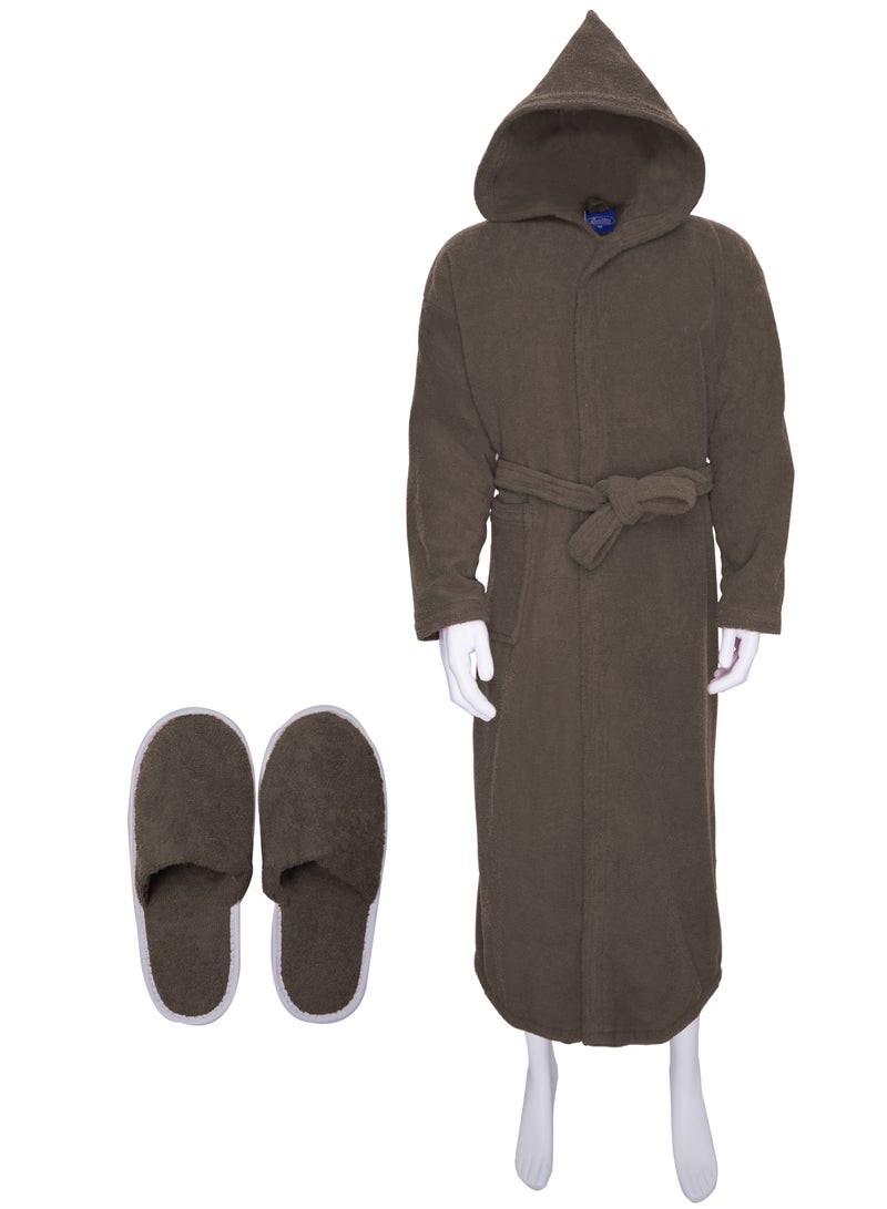 Banotex Bathrobe With Slipper, Elbow And Waiste Belt  - Image 1