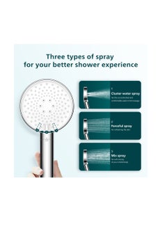 Philips PHILIPS Filter ACF Handheld Shower head, Three spray modes, Reduce chlorine & Impurities (Chrome)  - Image 2