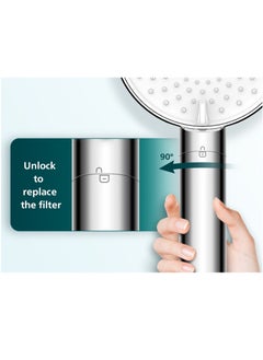 Philips PHILIPS Filter ACF Handheld Shower head, Three spray modes, Reduce chlorine & Impurities (Chrome)  - Image 3