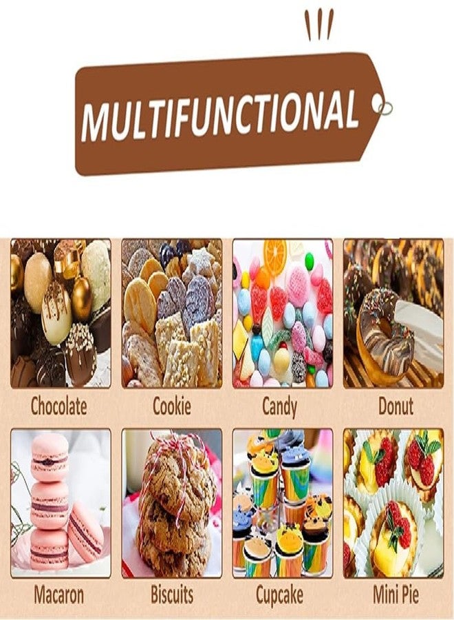 XilaMagic Paper Cake Box Set, 8x8x4 Inches, Gold, Pack of 10, Food Grade - Image 4