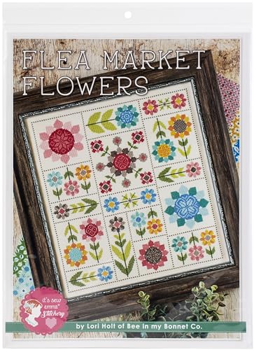 it's sew emma Its Sew Emma Flea Market Flowers Cross Stitch Pattern None - Image 1
