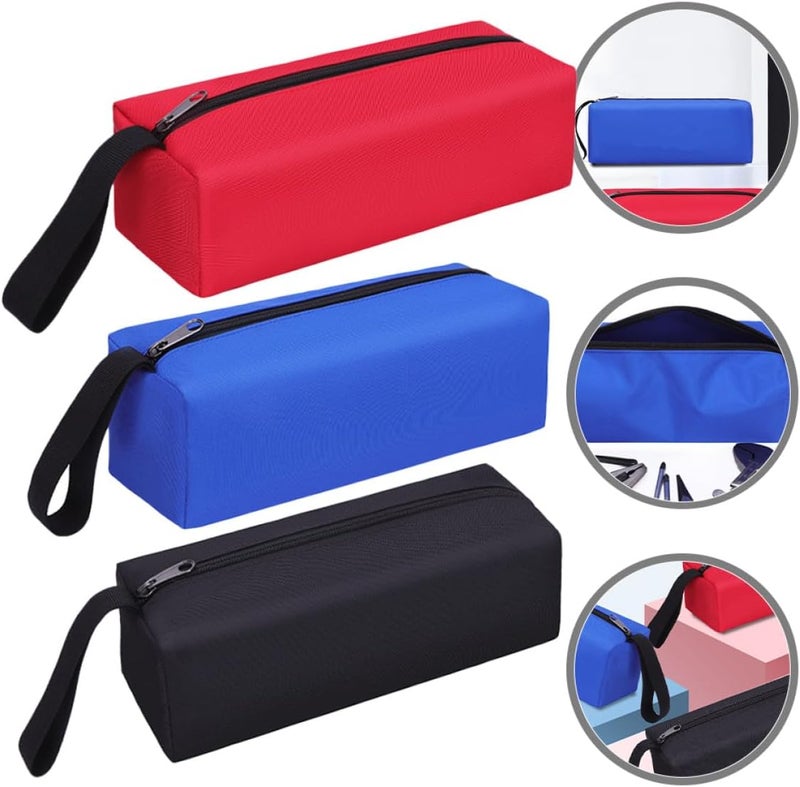 Zerodeko 3pcs Oxford Cloth Tool Organizer Bags Set, Thickened Wear-resistant Zippered Tool Pouch Tote for Hardware Storage, Large Capacity Portable Utility Bags for Travel and Gardening - Image 5
