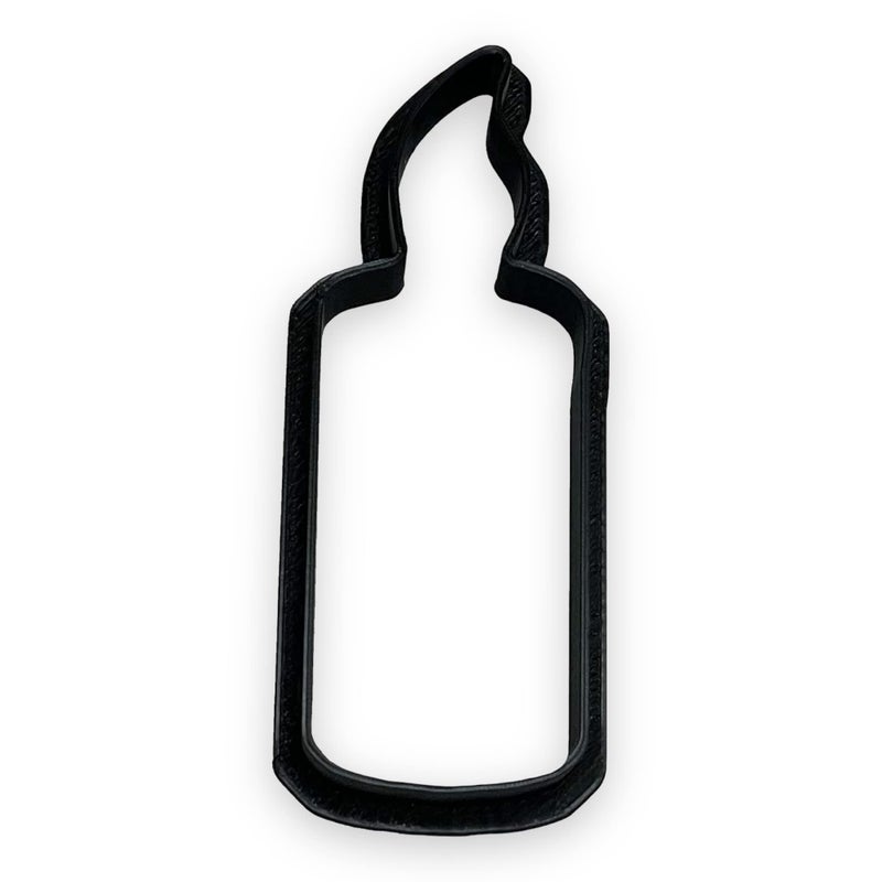Candle Cookie Cutter with Easy to Push Design 4 inch
