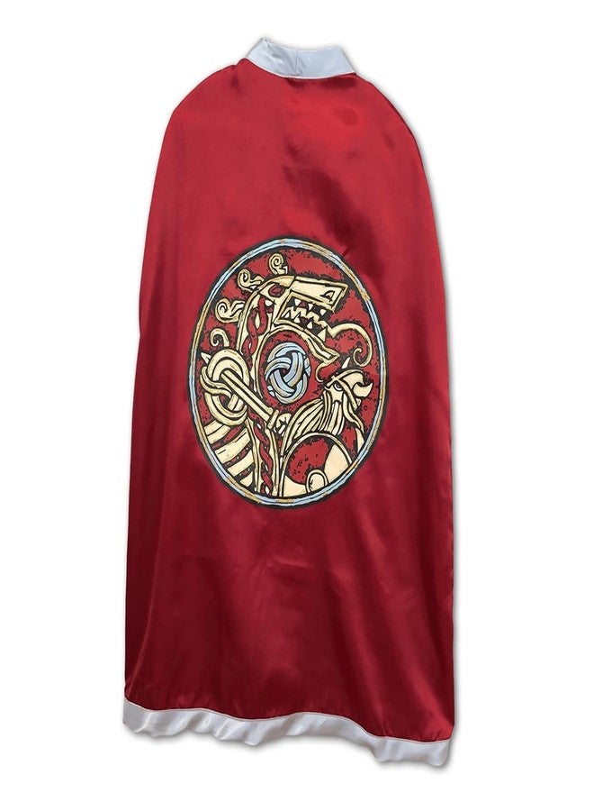 Liontouch - Viking Cape | for Kids Aged 3-8 Years - One Size Fits All | Chief Harald’s Medieval Viking Cloak for Little Warriors & Berserkers’ Pretend Play | Dress Up & Costumes for Boys - Image 1