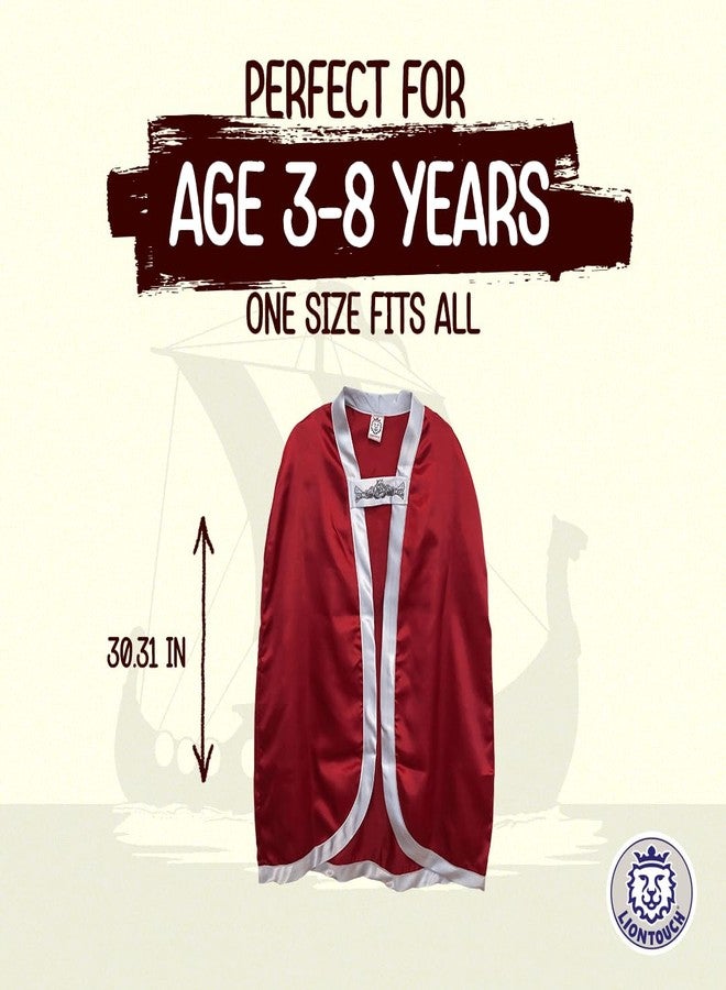 Liontouch - Viking Cape | for Kids Aged 3-8 Years - One Size Fits All | Chief Harald’s Medieval Viking Cloak for Little Warriors & Berserkers’ Pretend Play | Dress Up & Costumes for Boys - Image 5