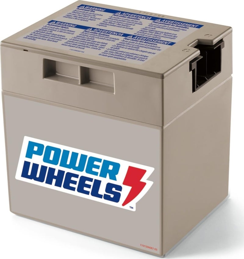 Power Wheels 12-Volt Rechargeable Battery, Replacement Battery For Ride-On Vehicles - Image 1