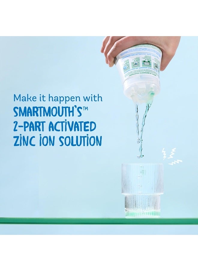 SmartMouth Original Activated Mouthwash - Adult Mouthwash for Fresh Breath - Oral Rinse for 24-Hour Bad Breath Relief with Twice Daily Use - Fresh Mint Flavor, 16 fl oz (2 Pack) - Image 5
